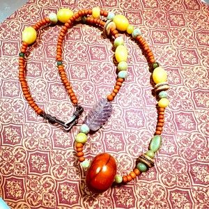 OOAK “Contemplate” necklace by Susan A Ray, author and jewelry designer